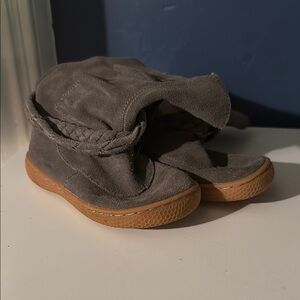 Livie and Luca Kids Gray Suede Boots